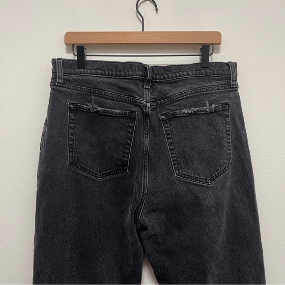 Abercrombie & Fitch 90s Ultra High Rise Straight Jean Black Size 33/16 - Picture 6 of 11